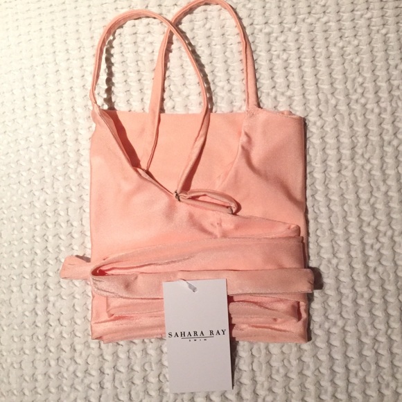 Courtney Top SAHARA RAY SWIM Rosewater. size Small - Picture 3 of 5